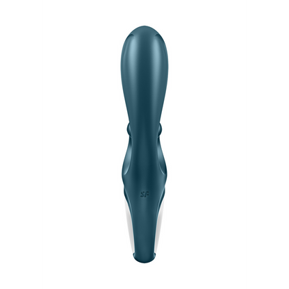 Hug Me - Rabbit Vibrator with Tongue Tip for Clitoris Stimulation - Bluegrey Blau - 3