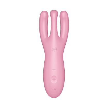 Threesome 4Plus - Lay-on Vibrator met App - Roze Pink - 0