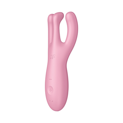 Threesome 4Plus - Lay-on Vibrator met App - Roze Pink - 2