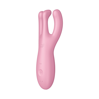 Threesome 4Plus - Lay-on Vibrator met App - Roze Pink - 1