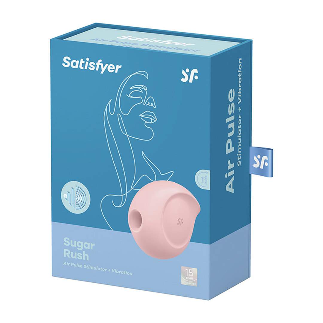 Sugar Rush - Air Pulse Stimulator - Rose Pink - 2