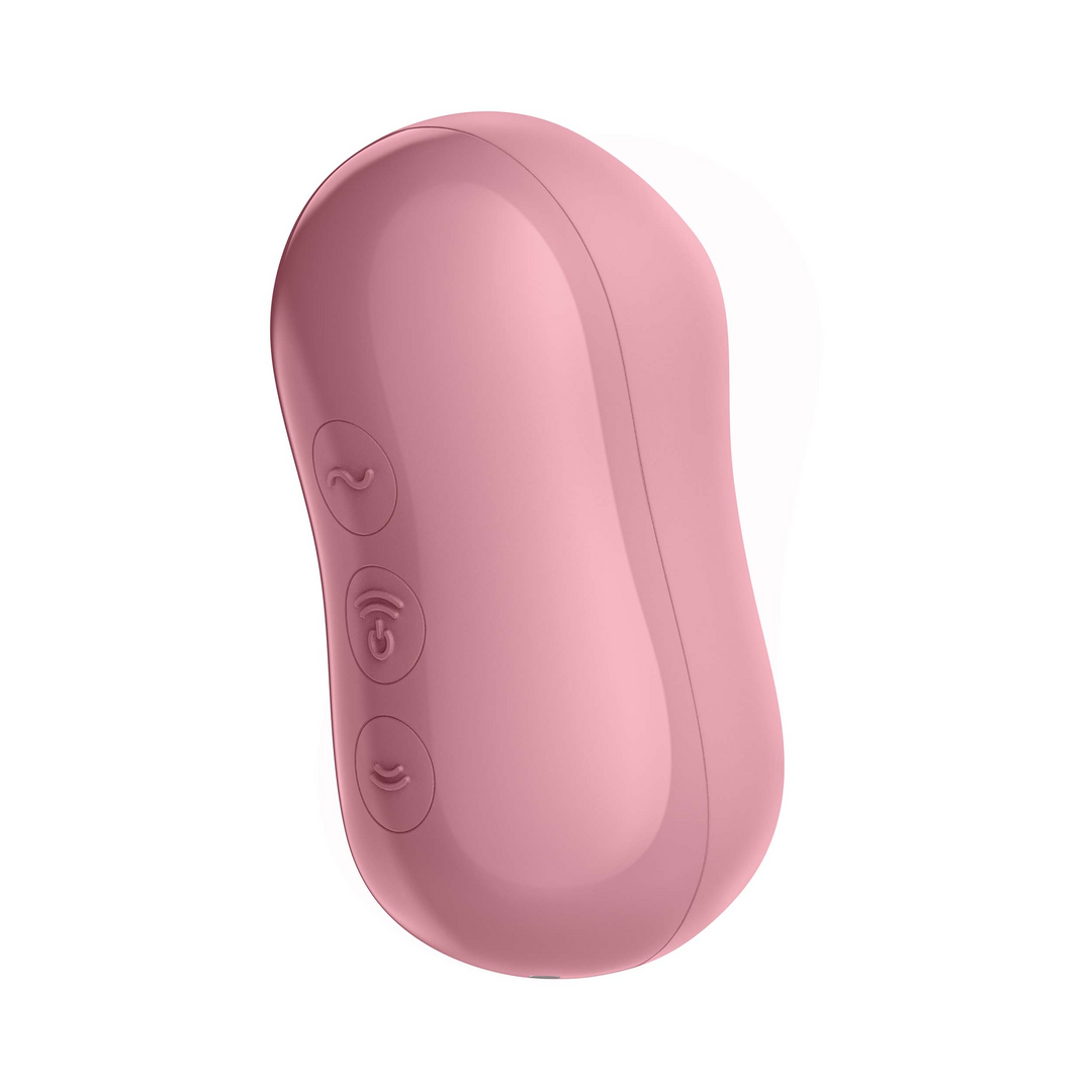Suikerspin - Dubbele Luchtpulsvibrator - Licht Rood Pink - 4