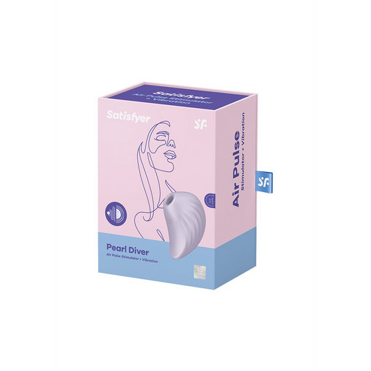 Perlen Taucher - Luftimpuls Stimulator - Violett