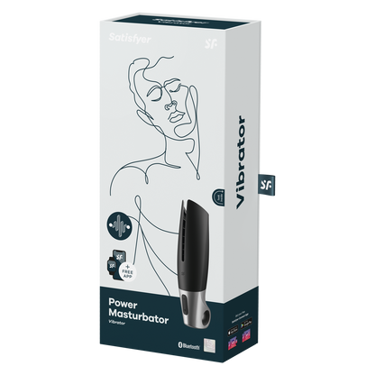 Power Masturbator - Zwart Schwarz - 1