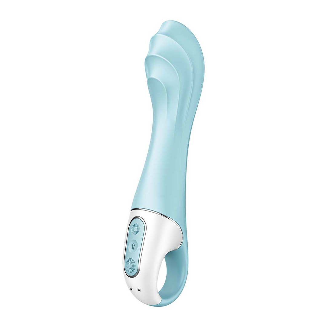 Luchtpomp Vibrator 5 - Opblaasbare Vibrator - Blauw Blau - 1