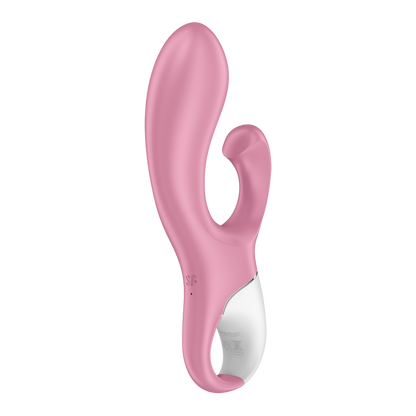 Air Pump Bunny 2 - Inflatable Rabbit Vibrator - Light Red Rot - 3