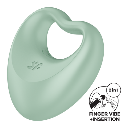 Perfect Pair 3 - Hybrid Finger Vibrator - Groen Grün - 0
