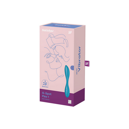 G-Spot Flex 1 - G-Spot Vibrator - Petrol Grün - 3