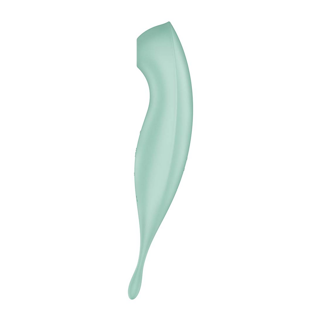 Twirling Pro - Tip Vibrator met App - Mint Grün - 2