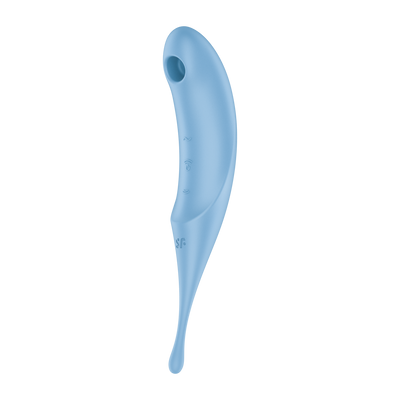 Twirling Pro - Tip Vibrator met App - Blauw Blau - 0