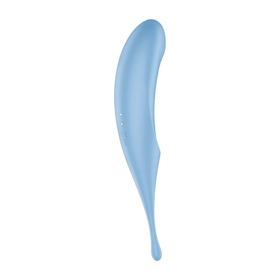 Twirling Pro - Tip Vibrator met App - Blauw Blau - 2