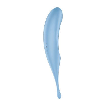 Twirling Pro - Tip Vibrator met App - Blauw Blau - 2