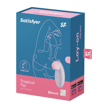 Tropical Tip - Lay-on Vibrator - Vibrator - Licht Lila Violett - 3