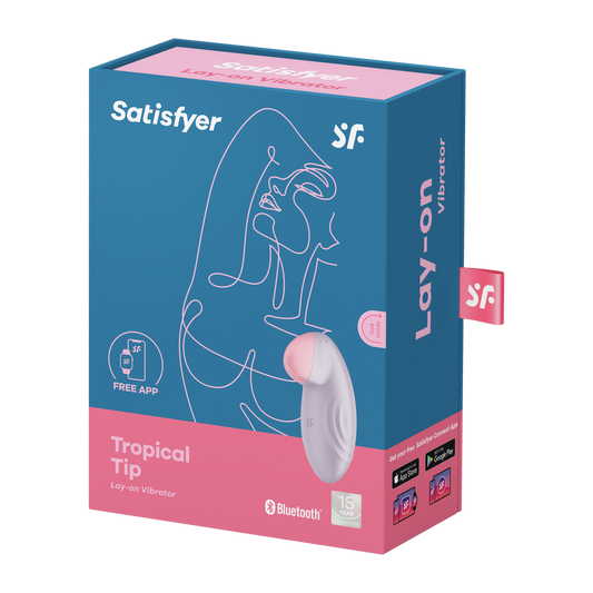 Tropischer Tipp - Lay-on Vibrator - Vibrator - Helllila