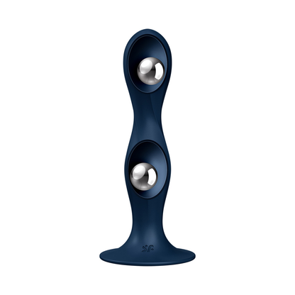 Double Ball-R - Gewichte Dildo - Donkerblauw Blau - 3