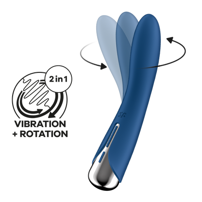 Spinning Vibe 1 - Draaivibrator voor de G-Spot - Blauw Blau - 3