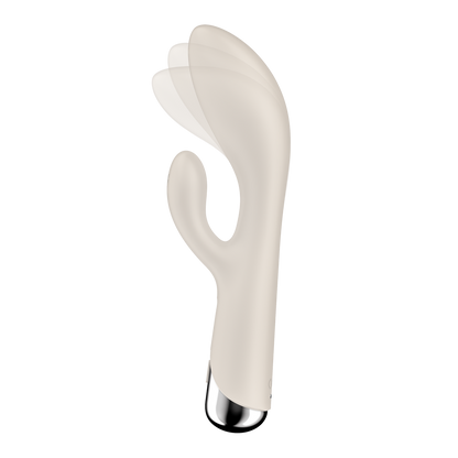 Spinning Rabbit 1 - Rotating Rabbit Vibrator - Beige Weiß - 4