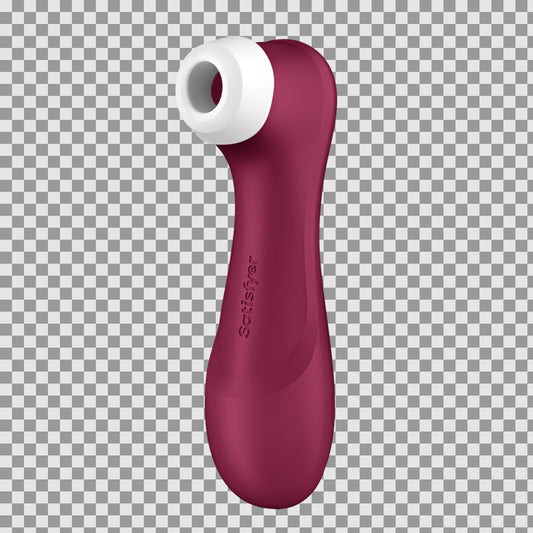 Pro 2 Generation 3 - Doppel-Luftstoß-Vibrator - Flüssige Luft - Weinrot