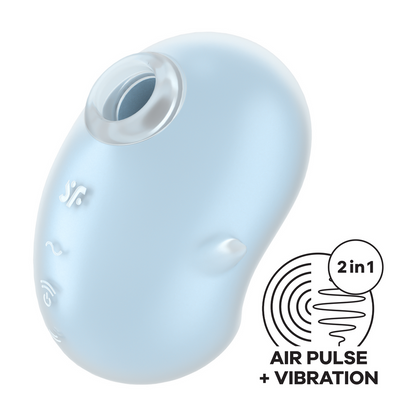 Cutie Ghost - Air Pulse Vibrator - Blauw Blau - 2
