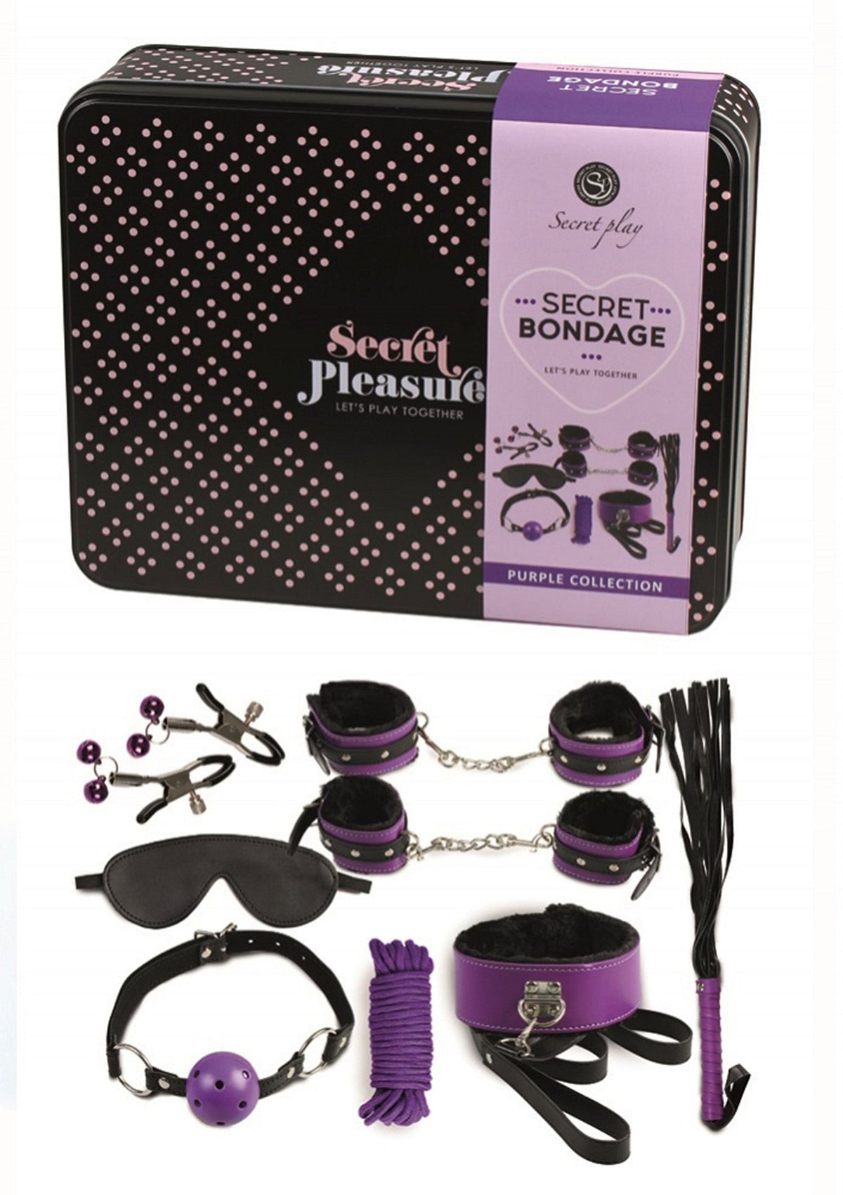 Bondage Kit Two Colours PURPLE - 0