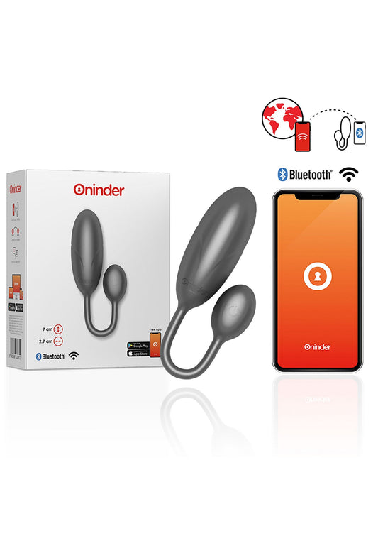 Denver Vibrating Egg + App - Grau