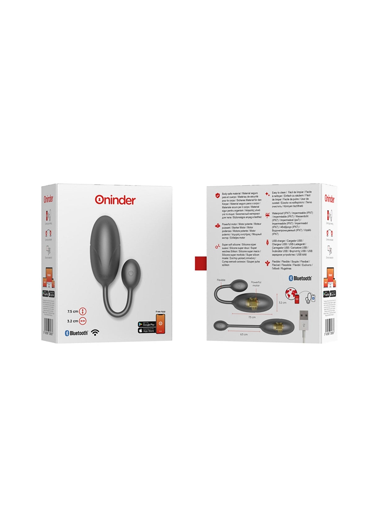 Tokyo Vibrating Egg + App GREY - 2