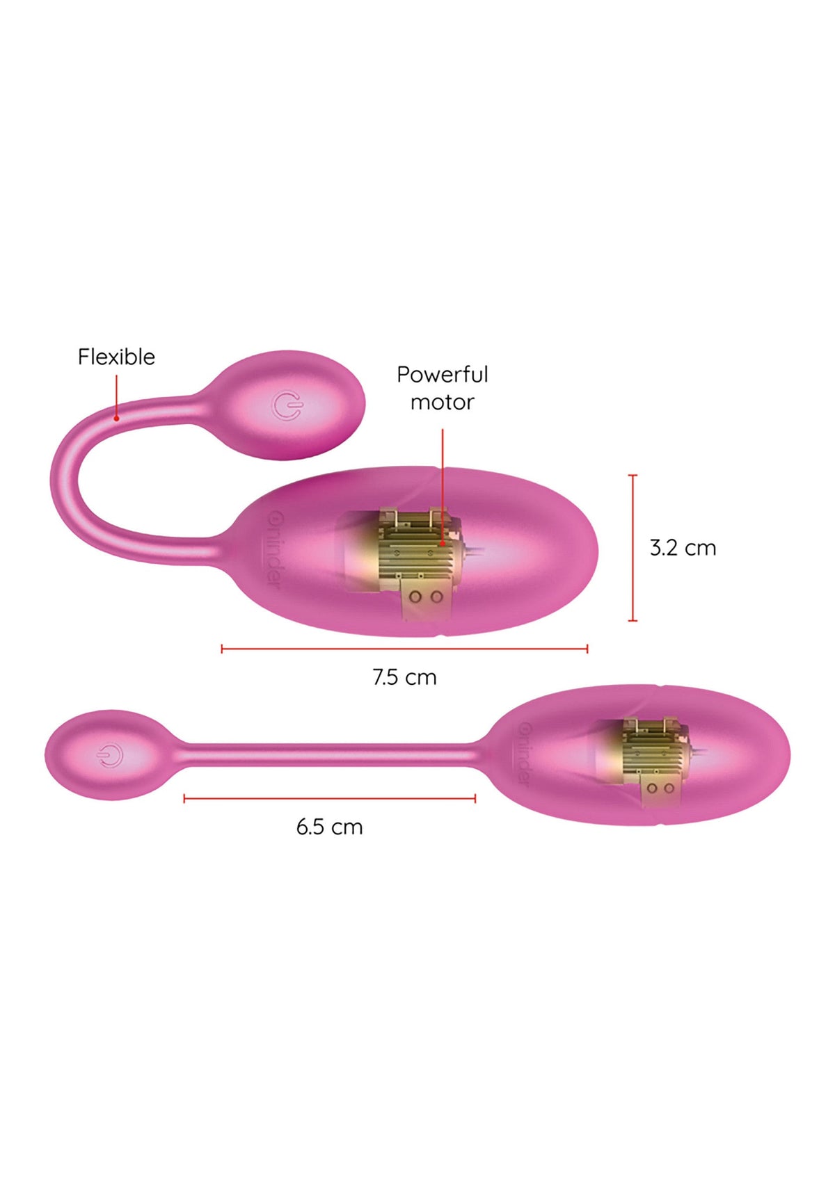 Tokyo Vibrating Egg + App PINK - 3