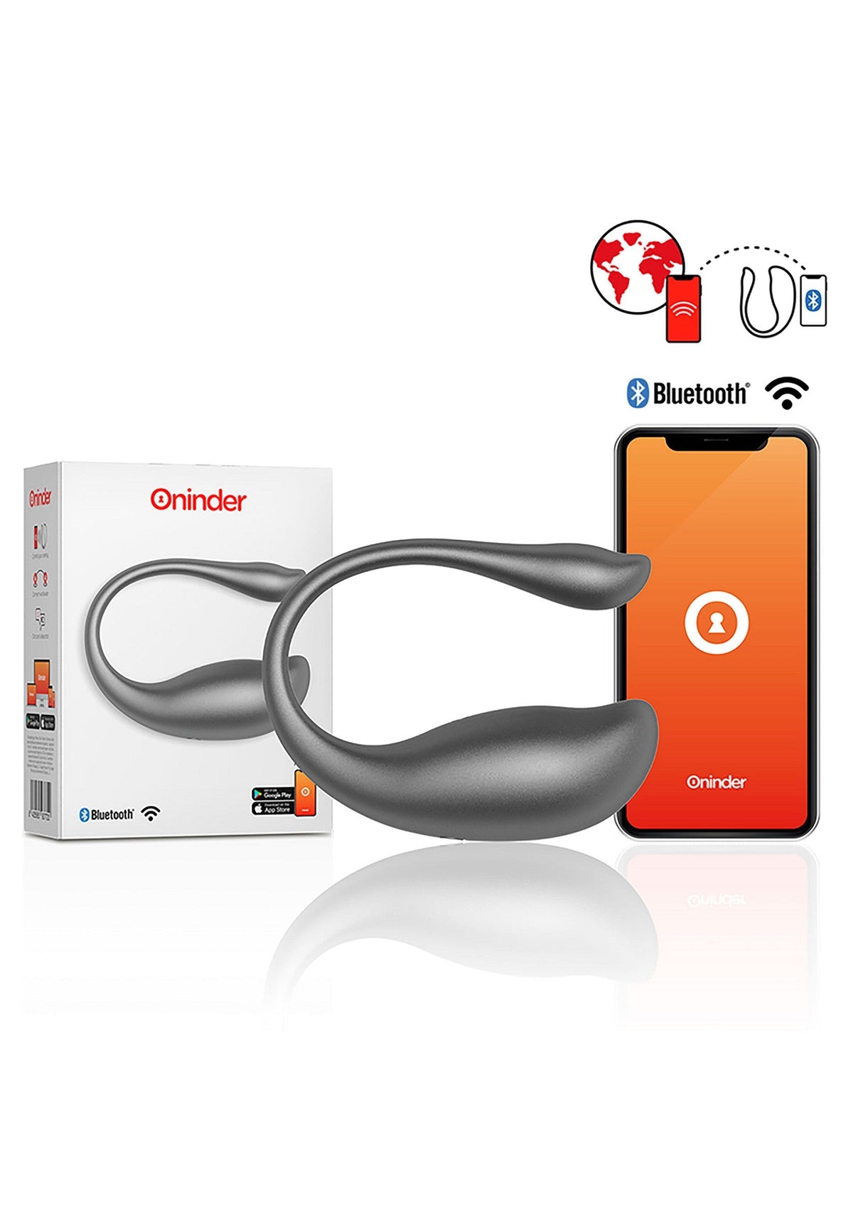 Nairobi Vibrating Egg + App GREY - 0