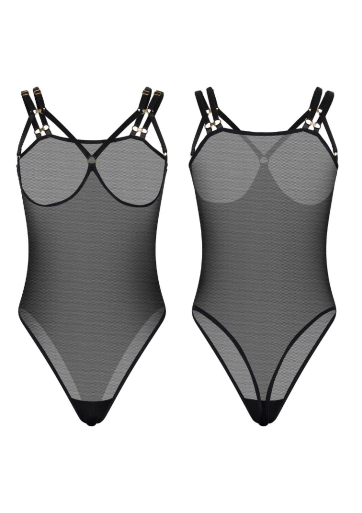 Piquant Cupless Body BLACK O/S - 4