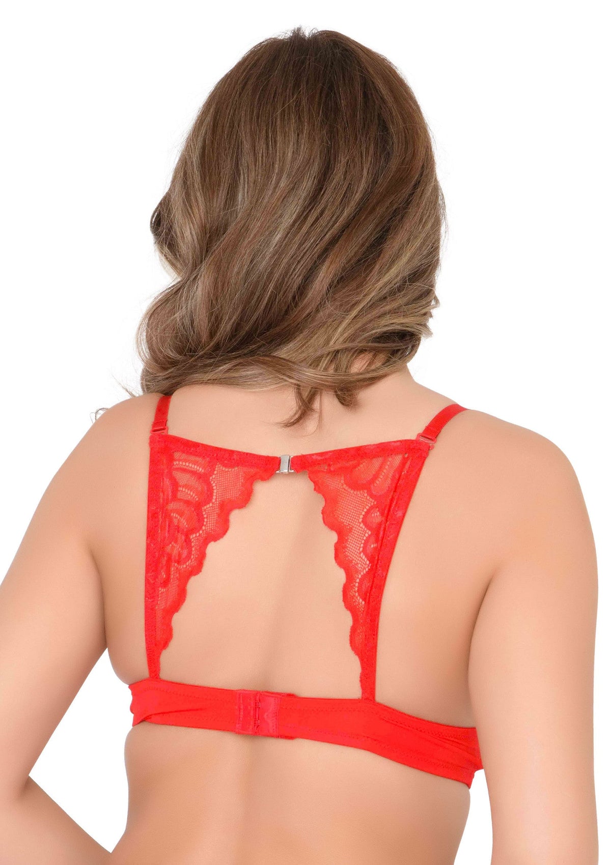 Push Up bra with racerback RED 75B - 2