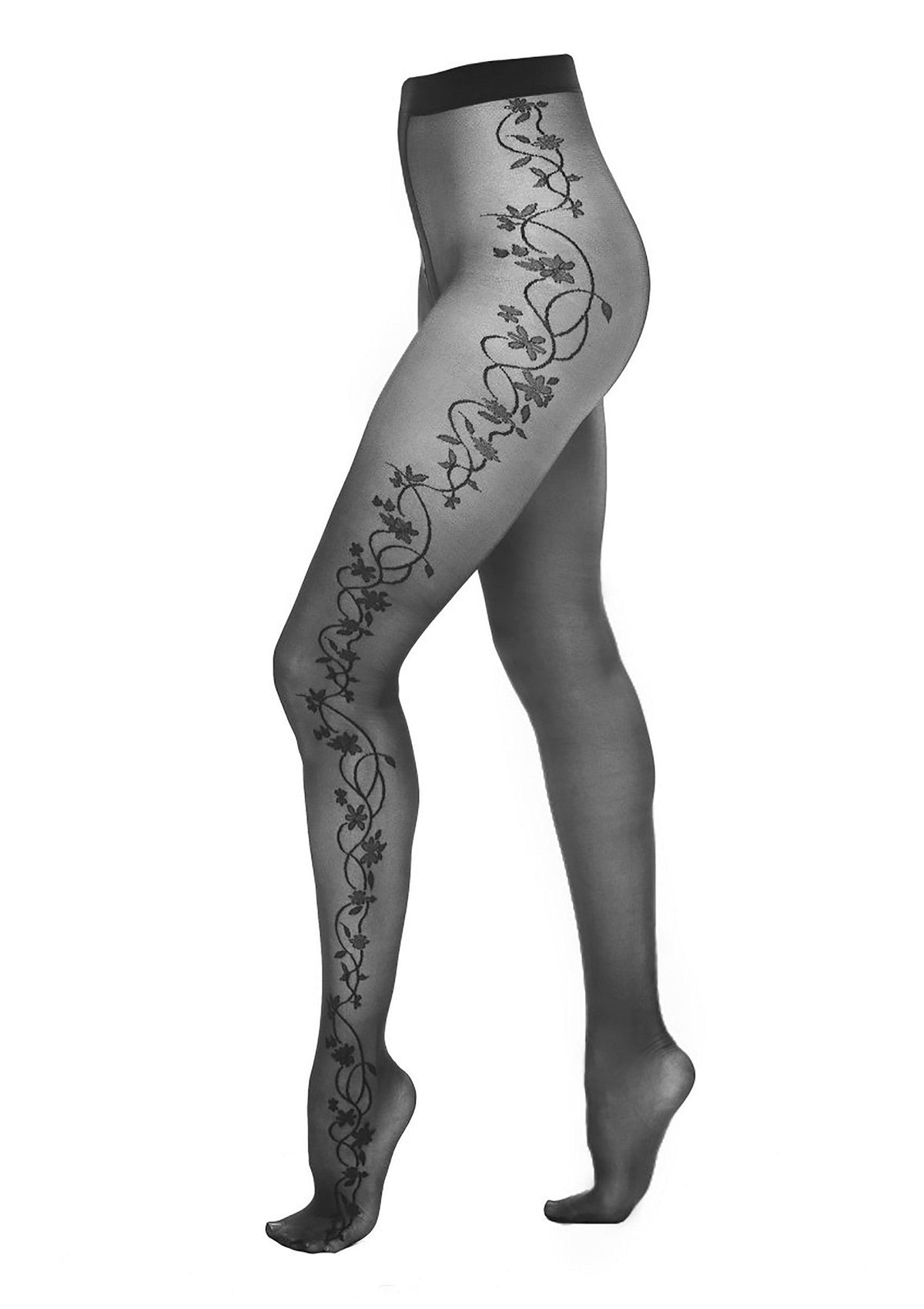 Tights T007 BLACK S/M - 4