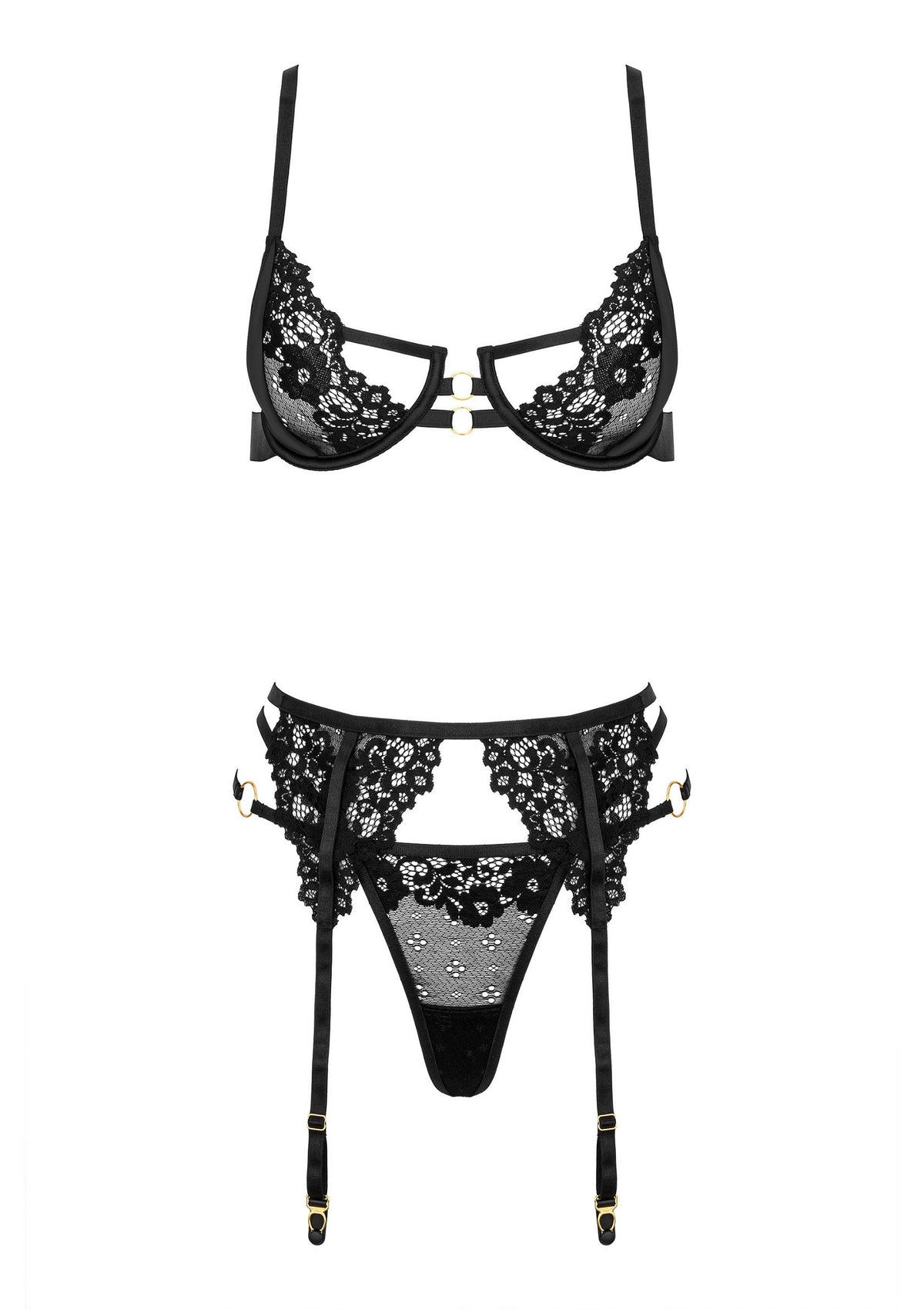 Lacina 3 pcs set BLACK S/M - 4