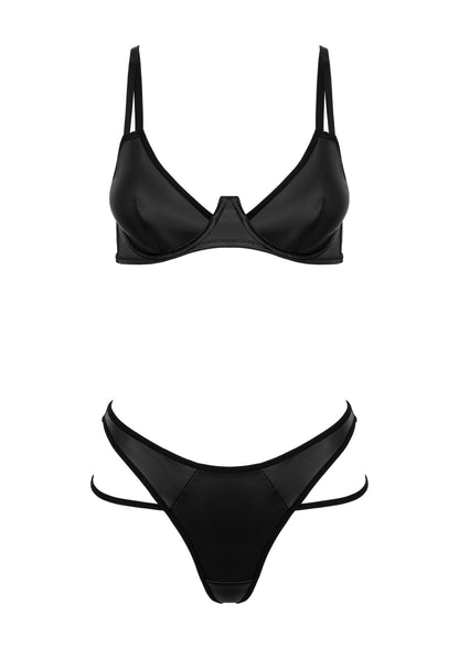 Blackelia 2pcs set BLACK S/M - 3