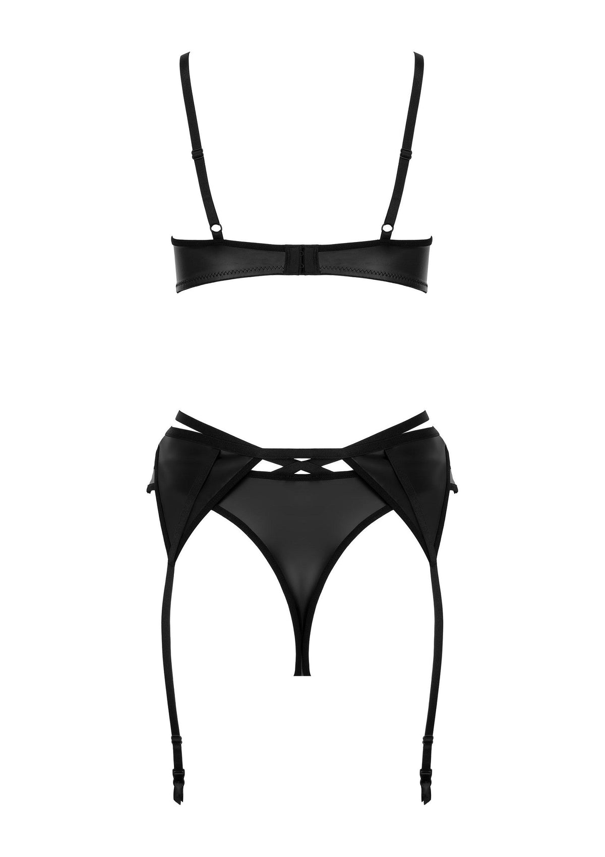 Blackelia 3pcs set BLACK S/M - 1