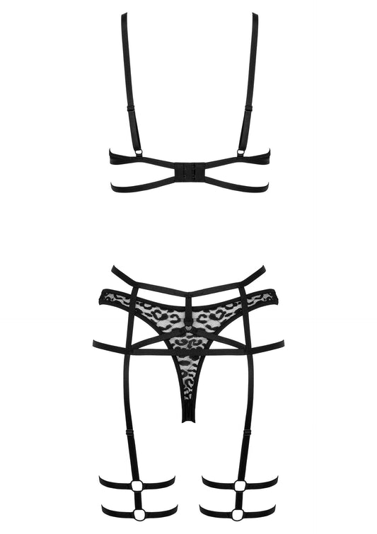 3 Pcs Set THP106 - Schwarz