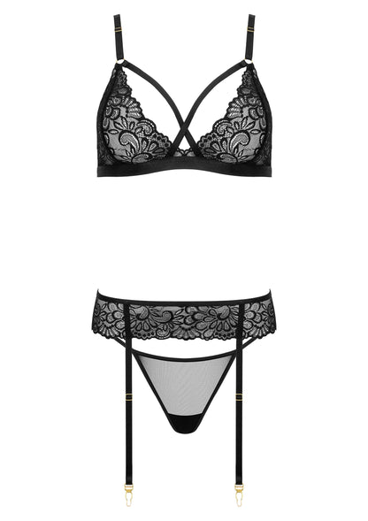 3 Pcs Set THP108 BLACK L/XL - 3