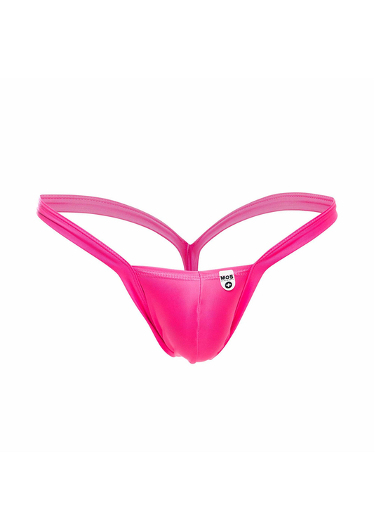 MOB Eroticwear Y Buns Thong - Rosa