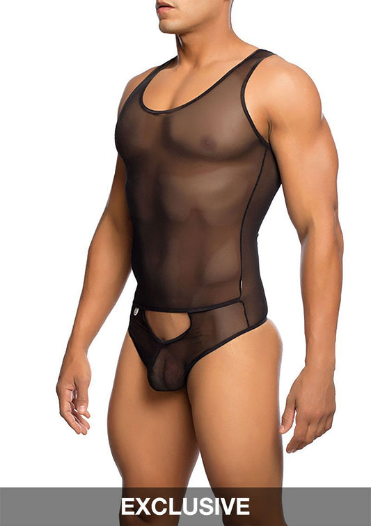 MOB Eroticwear Sexy Sheer Body - Schwarz