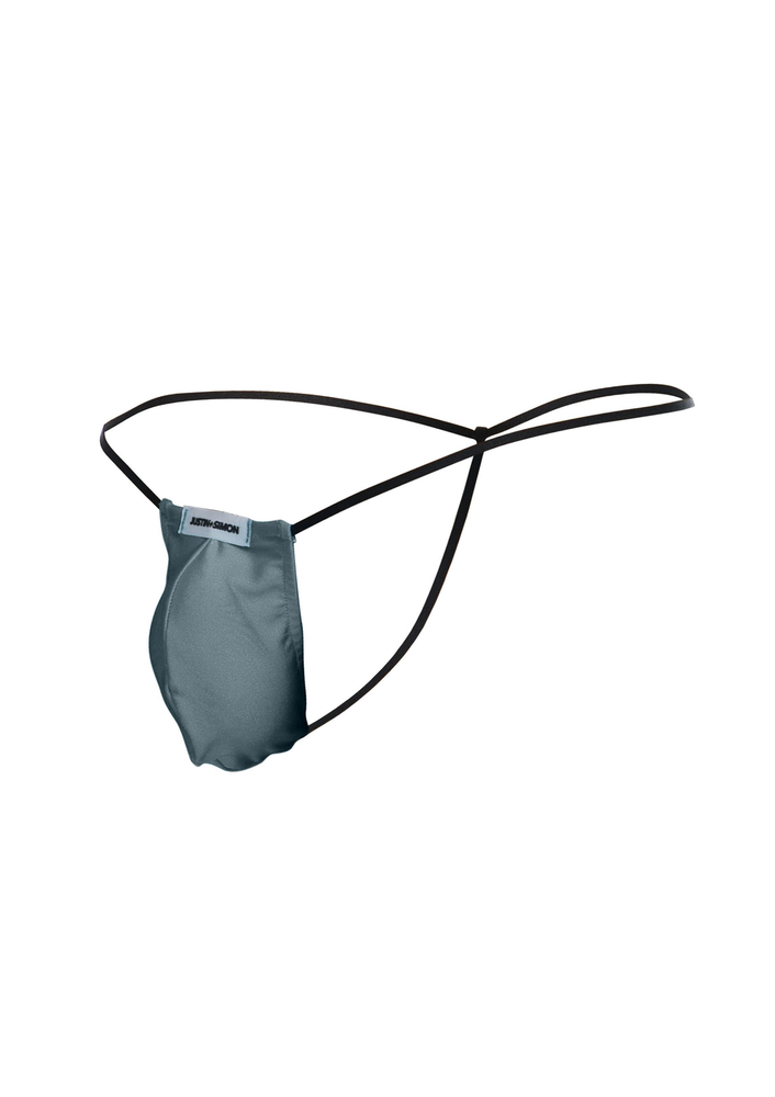 Justin+Simon Classic G-String Bulge GREY S/M - 0