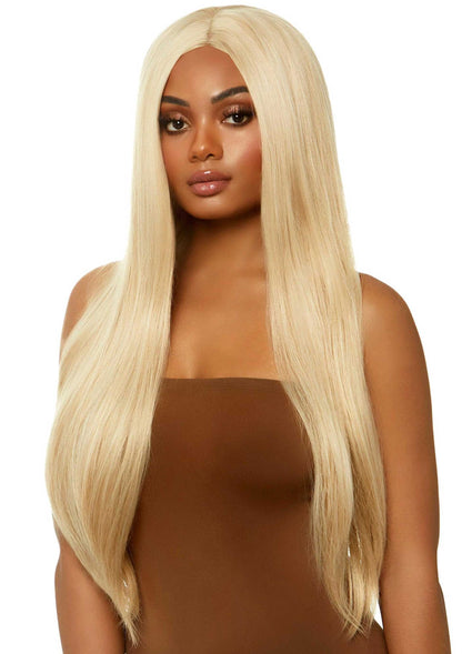 Long Straight Center Part Wig BLONDE O/S - 0