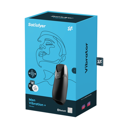 Mannen Vibration Plus Connect App - Zwart Schwarz - 0