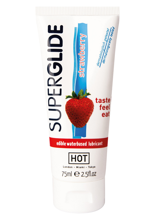 HOT Edibles Superglide Lube 75ml - Erdbeere