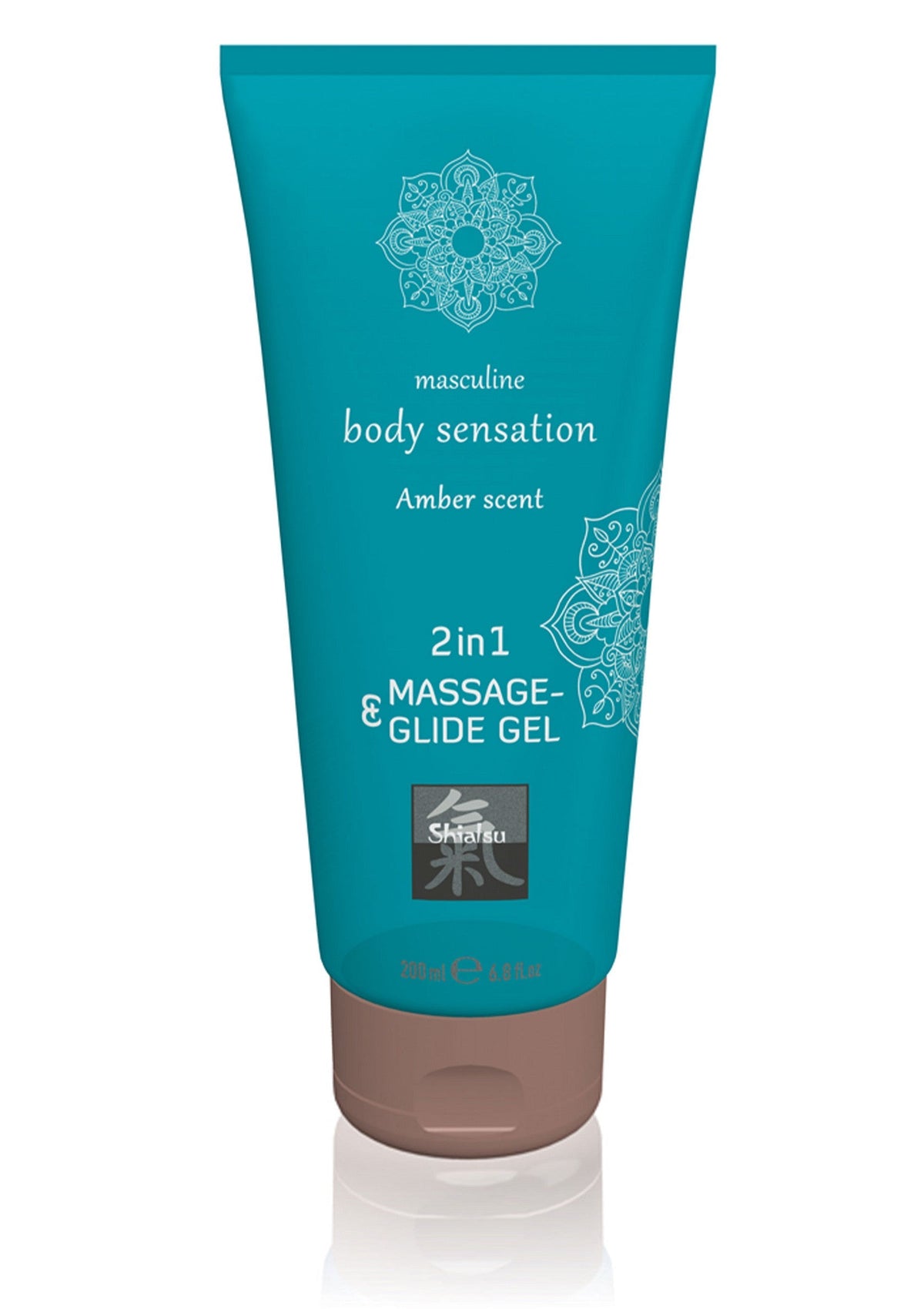 Shiatsu 2 in 1 Massage & Glide Gel AMBER 200 - 0
