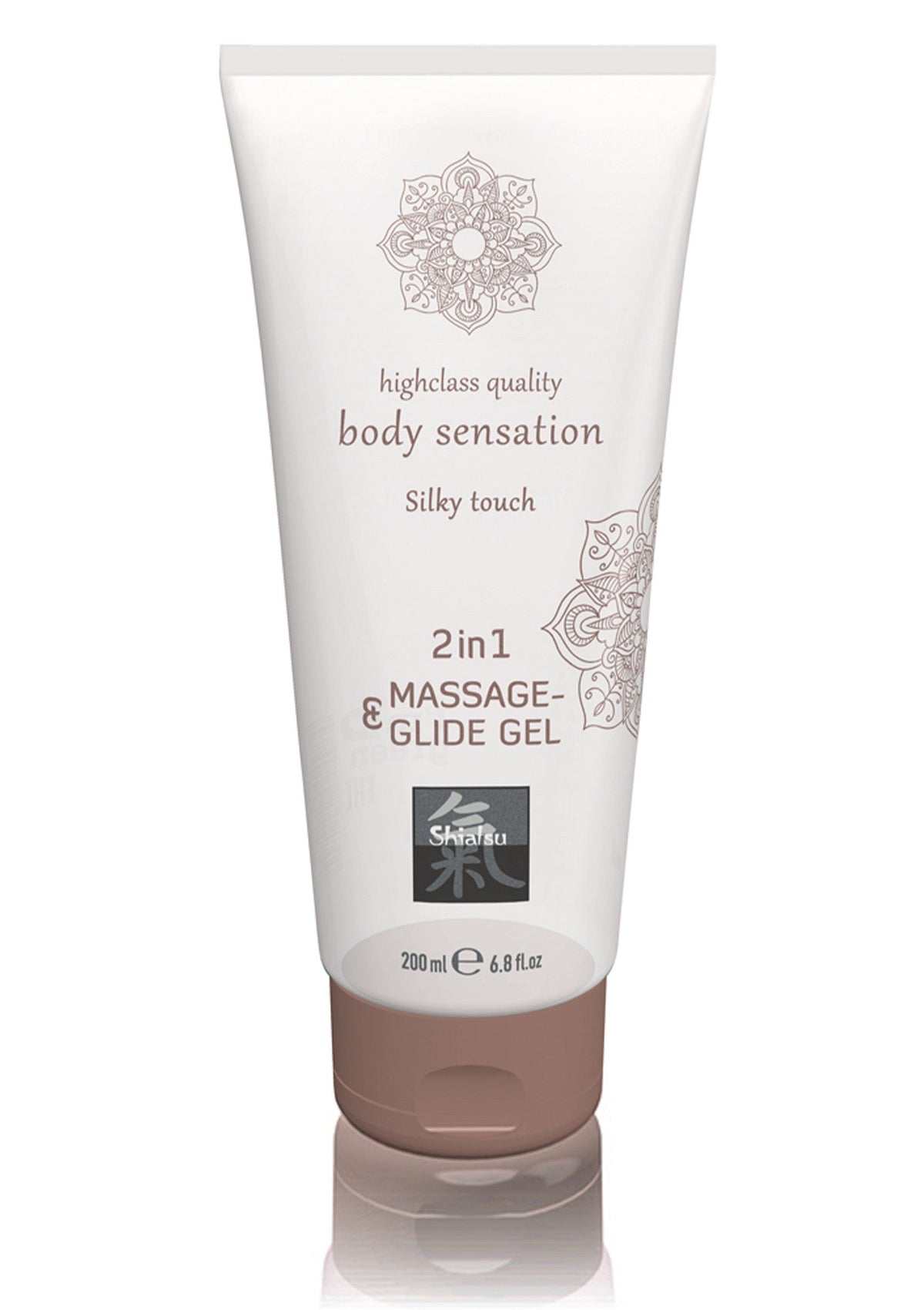 Shiatsu 2 in 1 Massage & Glide Gel NATUREL 200 - 0