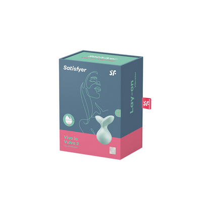Viva la Vulva 3 - Lay-On Vibrator - Mint Grün - 1
