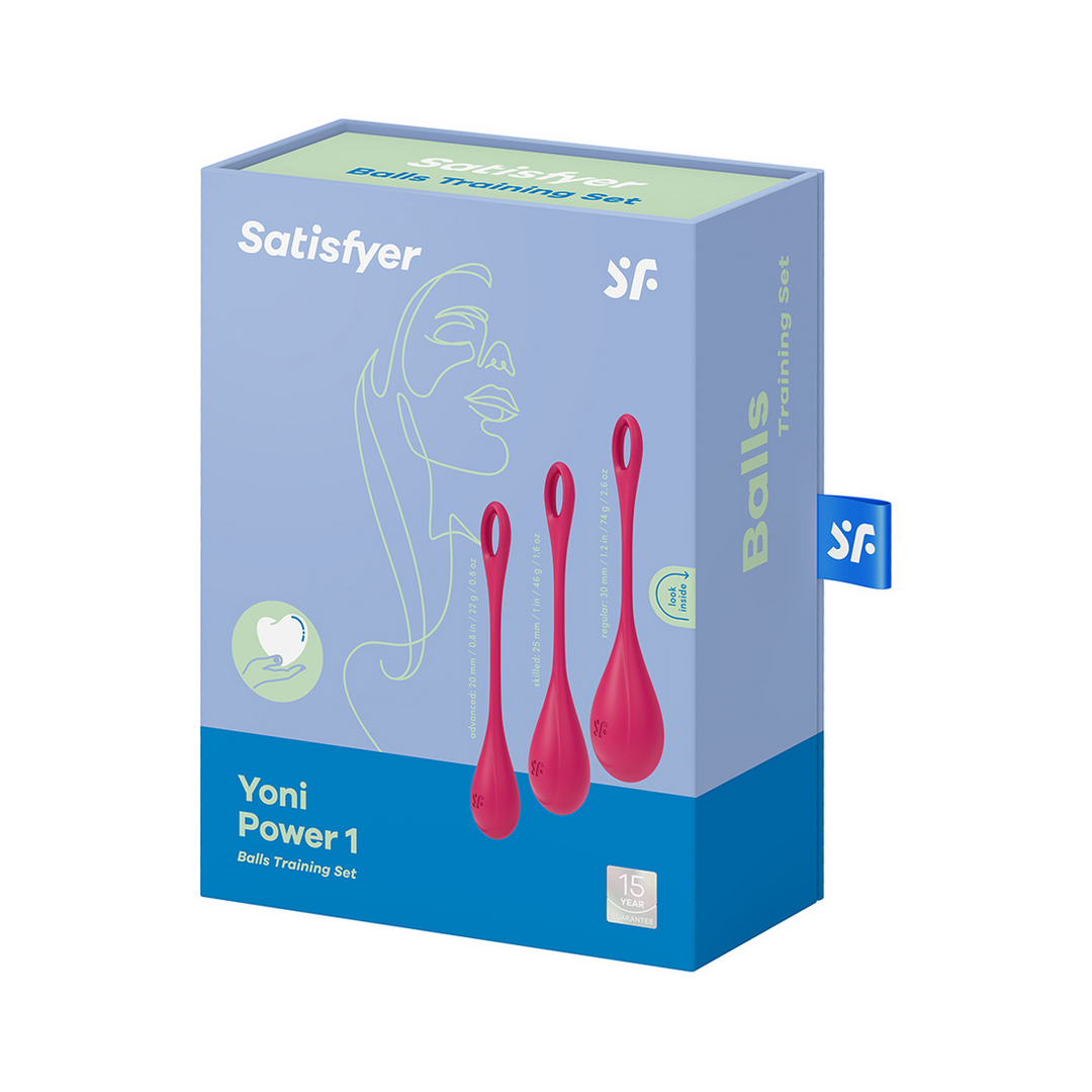 Yoni Power 1 - Kegel Ball Set - Rood Rot - 2