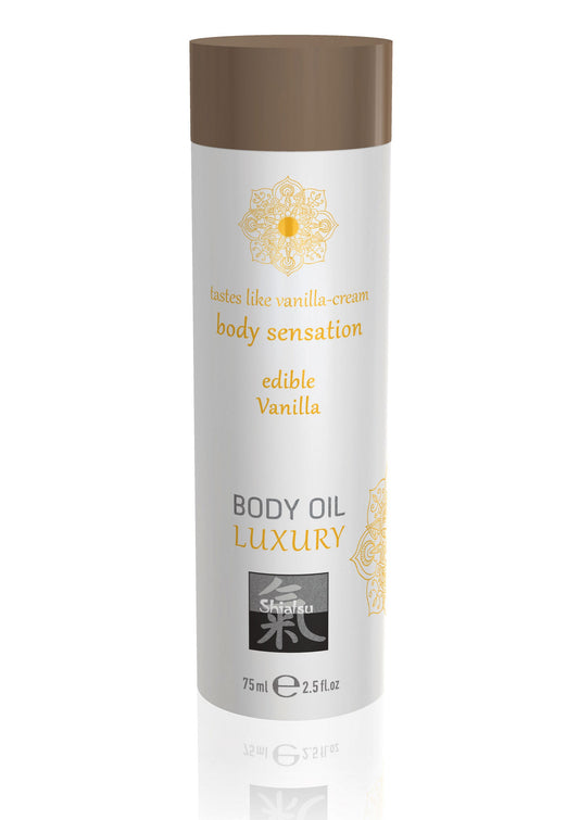 HOT Shiatsu Luxury Edible Body Oil - Vanille