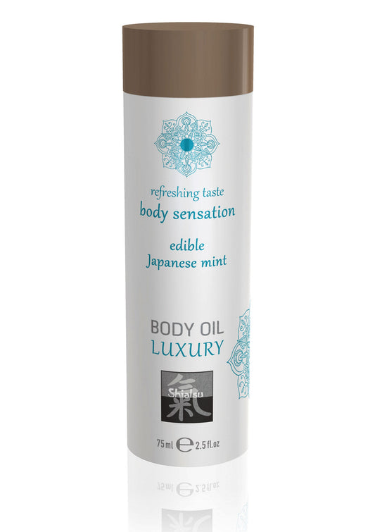 HOT Shiatsu Luxury Edible Body Oil - Minze
