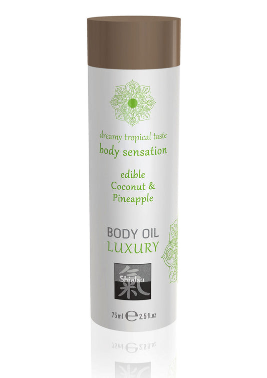 HOT Shiatsu Luxury Edible Body Oil - Kokosnuss