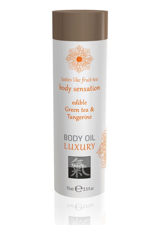 HOT Shiatsu Luxury Edible Body Oil - Grüner Tee